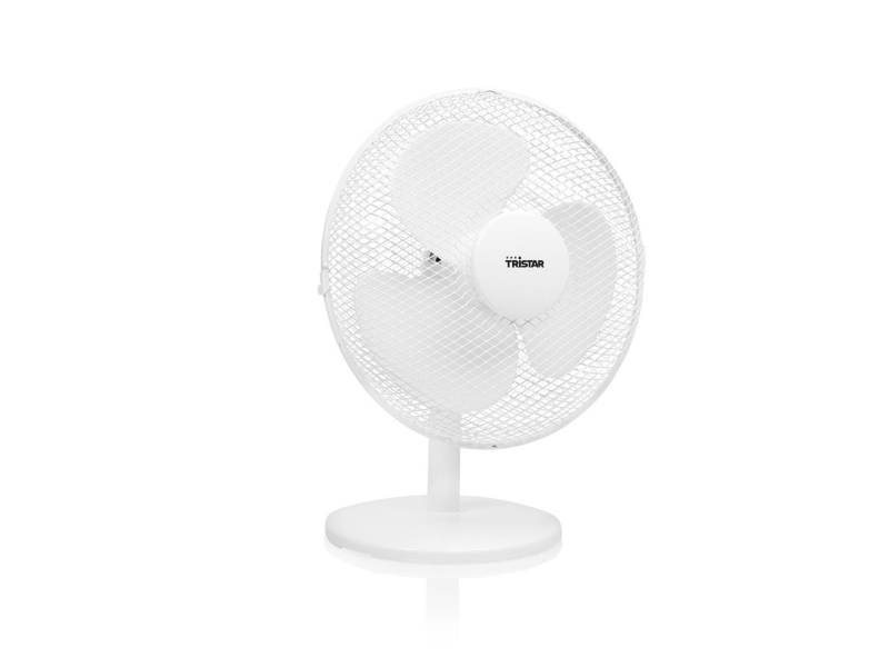 Tristar VE-5724, Husholdning ventilator, Hvid, Bord, Plast, 48,43 dB, 1 m³