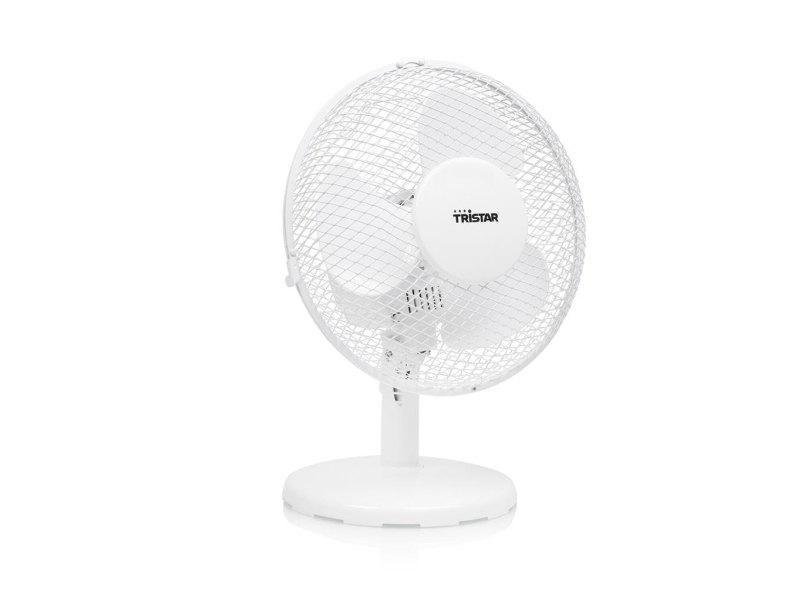 Tristar VE-5721, Bladfläkt för hushållsbruk, Vit, Bord, Plast, Polypropylen (PP), 48,65 dB, 1 m³ | Ventilation & Klimat - Ventilation - Bords fläkt | GameStuff