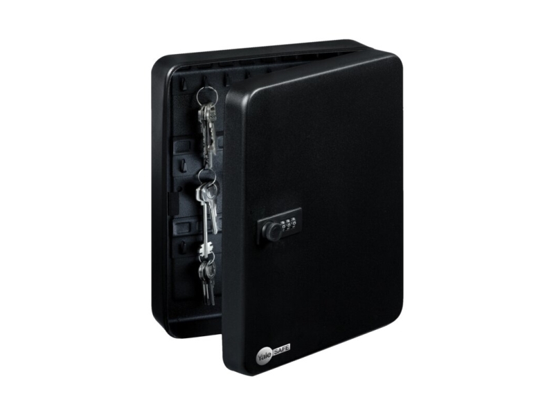 Yale YKB/540/CB2, Väggkassaskåp, Svart, Kod, nyckel, Metall, Vägg, nyckel | Möbler - Tillbehör - Nyckelkabiner & tillbehör | GameStuff