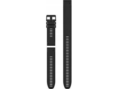 Quickfit 26 Watch Bands, Black Silicone (3-Piece Dive Set)
