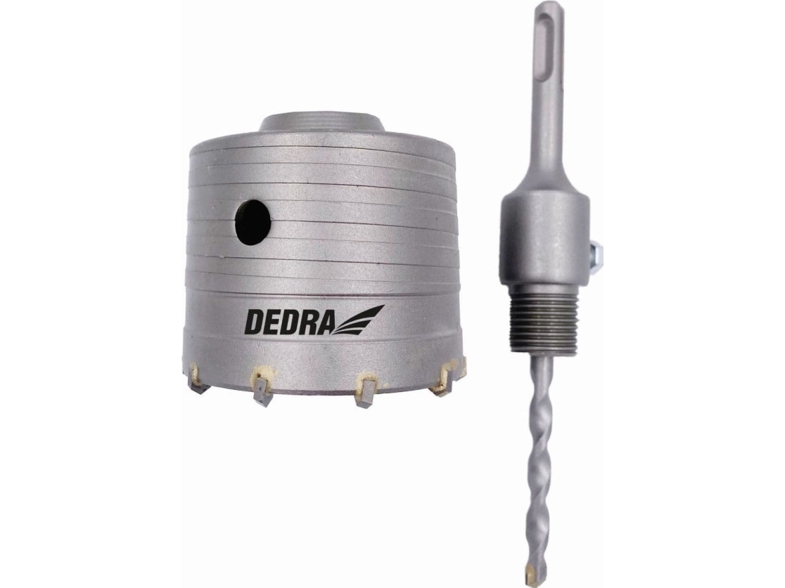Dedra 80 mm HM kärnborrkrona med SDS+ skaft | N - A | GameStuff