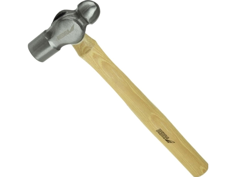 Dedra Blikarbejds-/Smedehammer 900 G, Metalam (Kugle), Egetræs Skaft