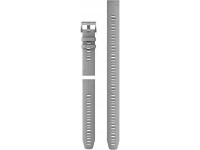 Quickfit 22 Watch Bands, Powder Grey Silicone (3-Piece Dive Set)