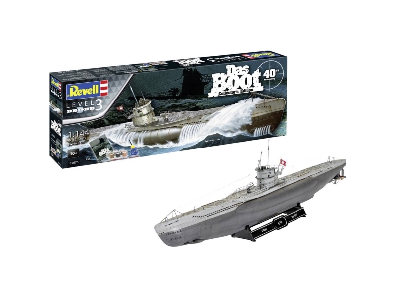 Revell Das Boot Collector''s Edition - 40Th Anniversary, Naval Ship Model, Montagesatz, 1:144, Das Boot, Beide Geschlechter, Kunststoff