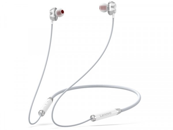Lenovo He08 Moving-Coil Trådløse Hovedtelefoner, Bluetooth, In-Ear, Hvid