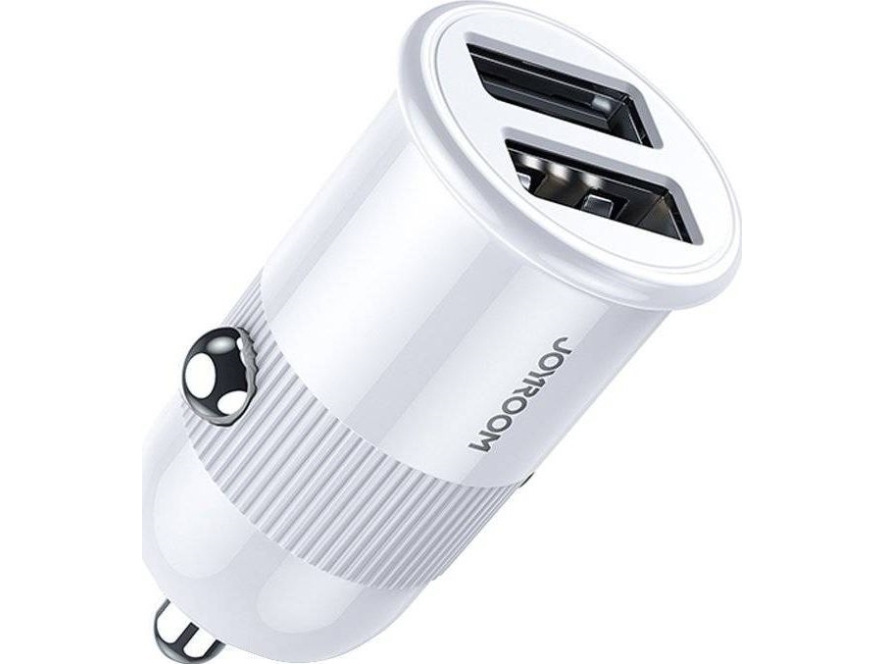 Joyroom Biloplader 2X Usb 3.1 A Hvid (C-A06)