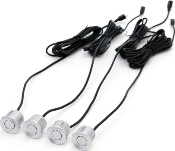 Parkeringshjälpsystem TFT01 4,3 med HD 315 LED-kamera, 4 silverfärgade sensorer 22 mm | Belysning - Inomhusbelysning - Strips & Ljusband | GameStuff