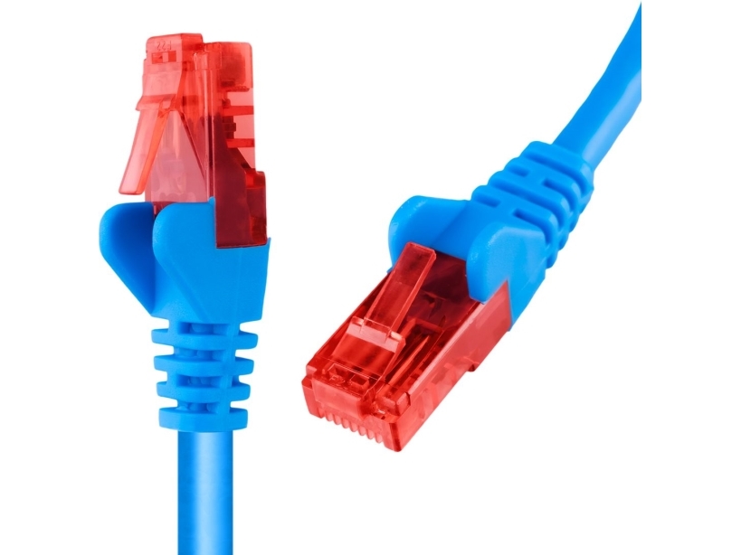 Spacetronik-Kabel Rj45 Cat 6 U/Utp Awg24 Blå 15 M