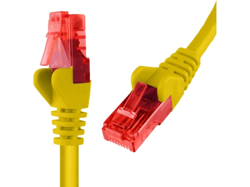 Spacetronik Kabel Rj45 Cat 6 U/Utp Awg24 Gul 25M