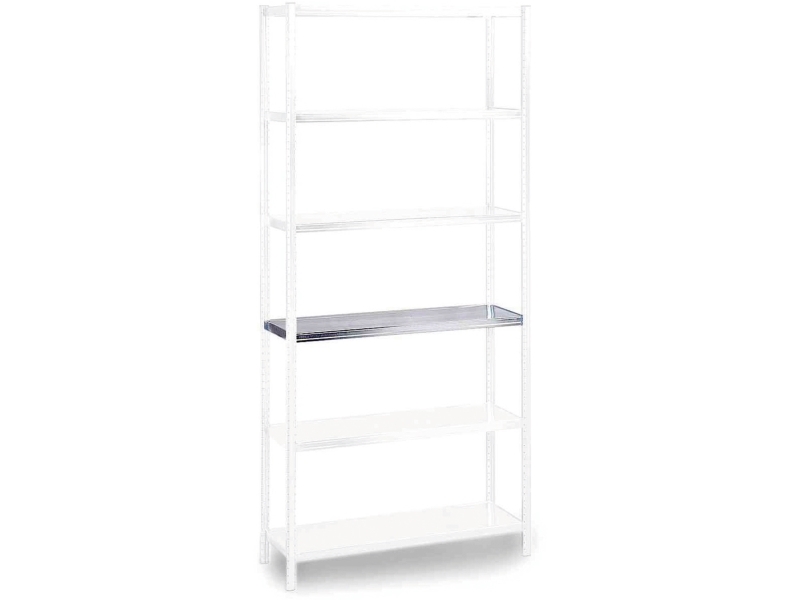 raaco 90-31 x 5, Hylla till rackskåp, Galvaniserat stål, Stål, 100 kg, 1 galler, Rektangel | Verktyg & Verkstad - Förvaring i verkstad - Hyllor | GameStuff