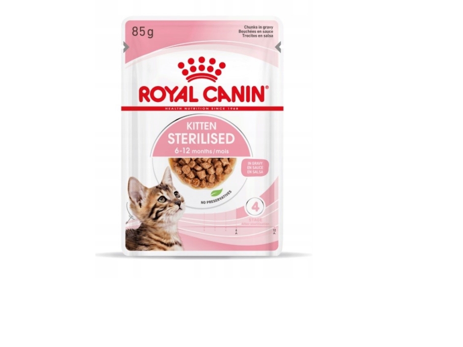Royal ROYAL KOT sasz. 85g KITTEN STERILISED w sosie | Sällskapsdjur - Katt - Kattmat | GameStuff