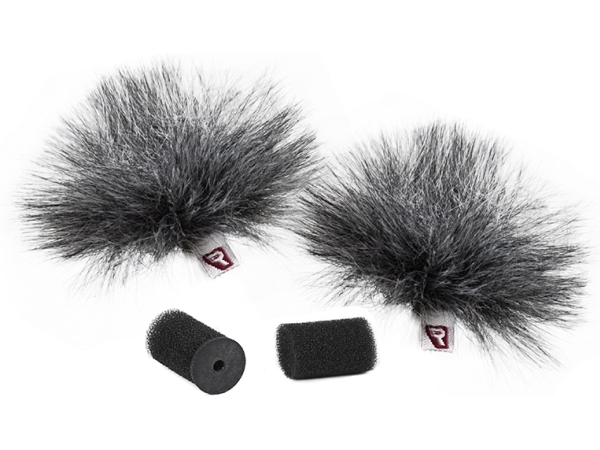 Rycote Windjammer Lavalier Ristretto Windschutz, 2 Stück, Grau