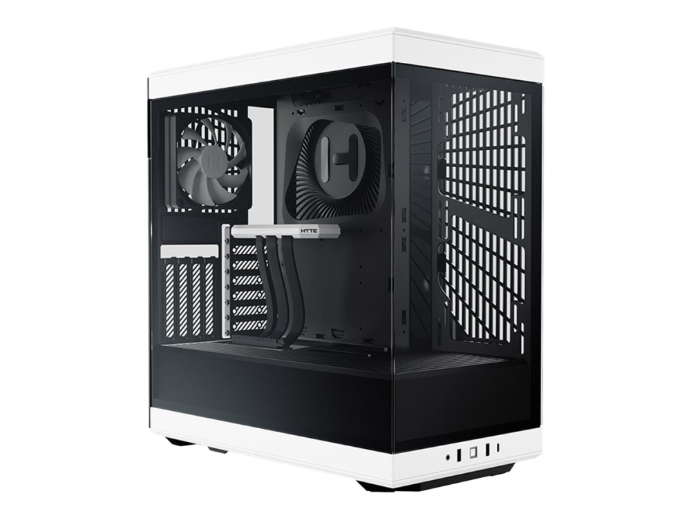 Hyte Y40 – Mid-Tower – Atx – Seitenteil Mit Fenster (Gehärtetes Glas) – Kein Netzteil (Atx) – Weiß – Usb/Sound