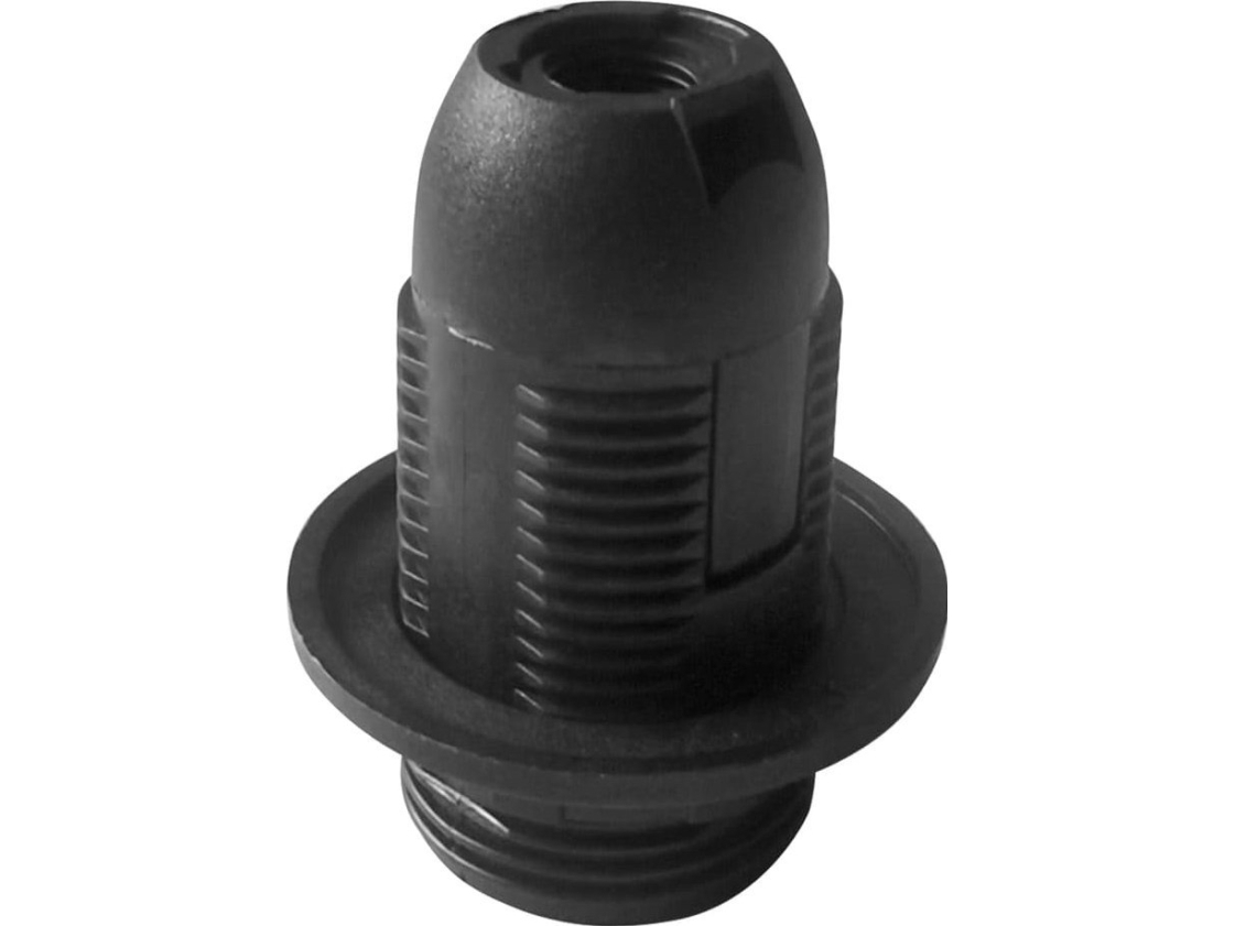 Orno E14 termoplast lamphållare med krage svart | Belysning - Inomhusbelysning - Infälld spotlight | GameStuff