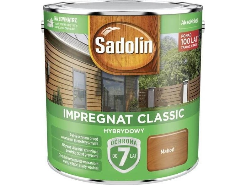 Sadolin SADOLIN IMPREGNAT CLASSIC HYBRID 7 YEAR MAHOÅ 2.5