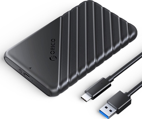 Orico 2,5" Laufwerksgehäuse Usb-C 3.1 6Gbps Schwarz