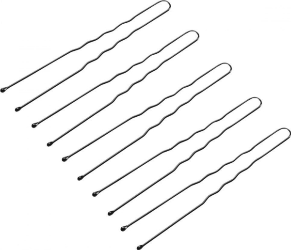 Activeshop Lockenwickler/Friseurspangen E-65, 300 St., 7 Cm, Schwarz
