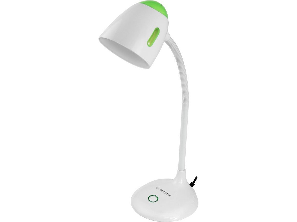 Skrivbordslampa Esperanza Eld110g Esperanza Skrivbordslampa E27 Electra Green