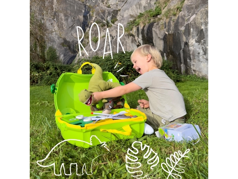 Trunki 5055192200665, Kuffert, Hård skal, Grøn, 4 hjul, 18 L, 310 mm