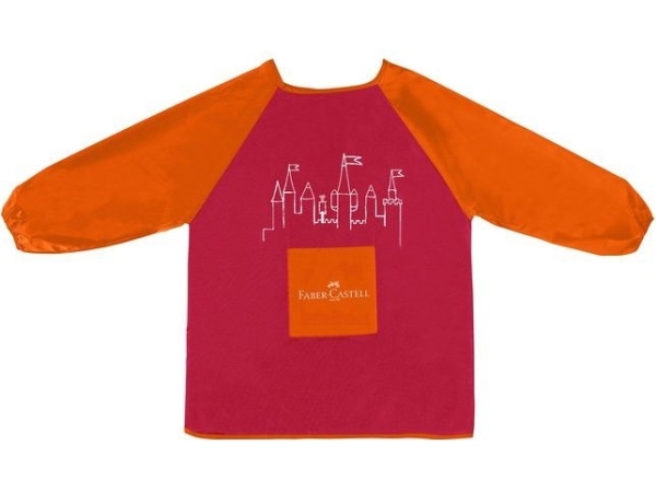 Faber-Castell 4 young artist - Förkläde - polyester - berry | Leksaker - Spel - Rollspel | GameStuff