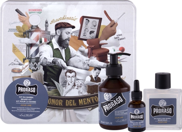 Proraso Classical Gift Set Plant Beard Azur Lime