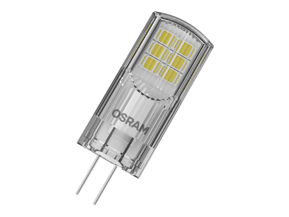 Osram Led Star - Led-Lyspære - Form: T14 - Klar Finish - G4 - 2.6 W (Tilsvarende 28 W) - Klasse F - Varmt Hvidt Lys - 2700 K