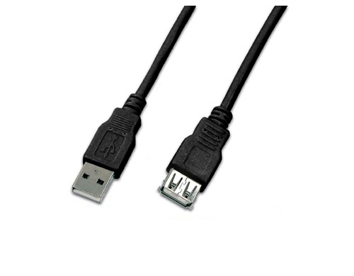 Wirewin Usb A-A Mf 0.5 Sw, 0,5 M, Usb A, Usb A, Usb 2.0, Männlich/Weiblich, Schwarz