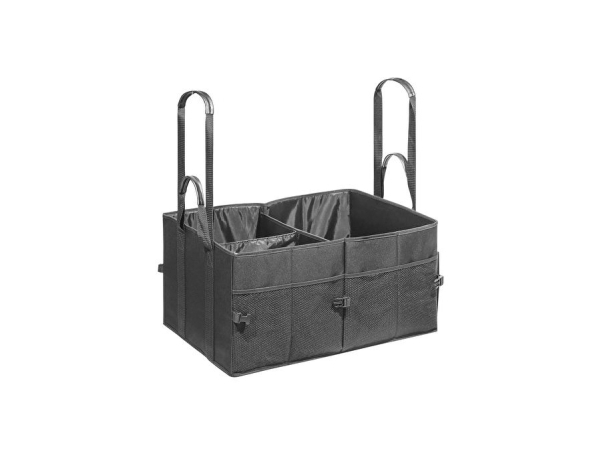 Wedo 58 2531, Opbevaringskurv, Sort, Firkant, Polyester, Monokromatisk, Bil, Indendørs