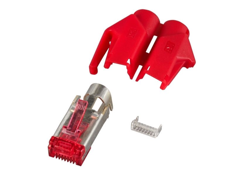 Efb Elektronik H7641.6-50, Rj-45, Rød, Hanstik, Lige, Cat6, S/Utp (Stp)
