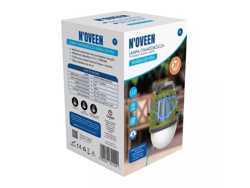 N'oveen Professional Lampion IKN24 IP24 juoda