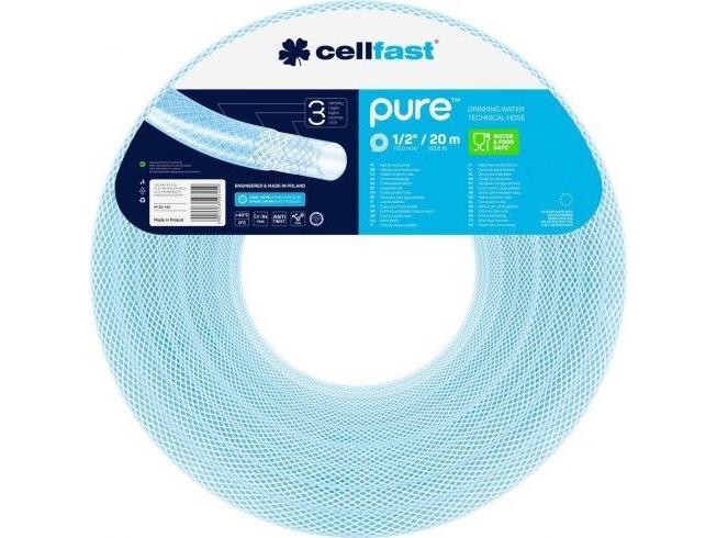Cellfast Wąż Do Wody Pitnej Cellfast Pure 12,5Mm X 2,5Mm 20M