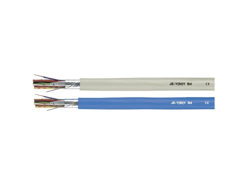 HELU 48501-100 datakabel 4 x 0,8 mm² grå 100 m