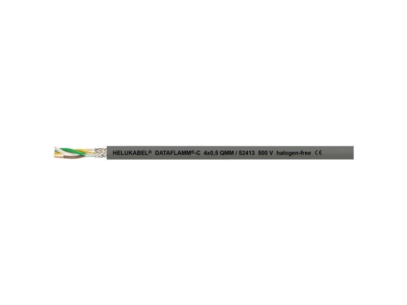 Helukabel 52414-100 Datakabel 5 X 0,5 Mm² Grå 100 M