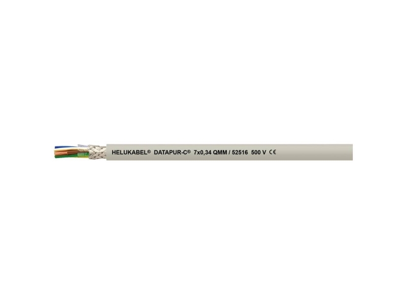 Helukabel 52493-100 Datakabel 5 X 0,14 Mm² Grå 100 M