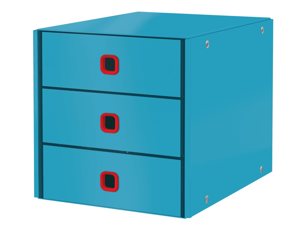 Esselte Leitz laatikosto Click & Store Cosy sininen DIN A4, 3 laatikkoa ( 53680061 )