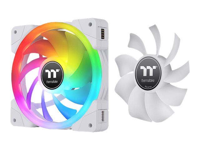 Thermaltake Swafan Ex12, Ventilator, 12 Cm, 500 Rpm, 2000 Rpm, Weiß