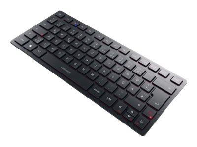 Cherry Kw 9200 Mini - Tastatur - Trådløs - 2.4 Ghz, Bluetooth 5.0 - Qwerty - Uk - Tastkontakt: Cherry Sx - Sort