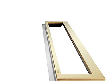 Unidrain Highline Frame. Line - Stainless. Brass: L1000mm H 12Mm Für Ablaufgarnitur