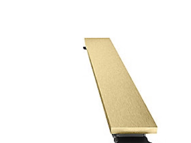 Unidrain Highline Paneel Set - Line Edelstahl. Messing. 700Mm