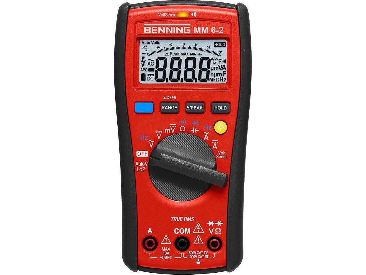 Benning-Mehrzweckmessgerät Benning Mm 6-2, Digital Mit Zubehör