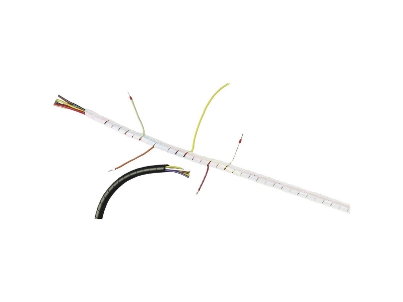 HELU 91001-25 6mm Spiralslange 5 til 20 mm Sort 25 m