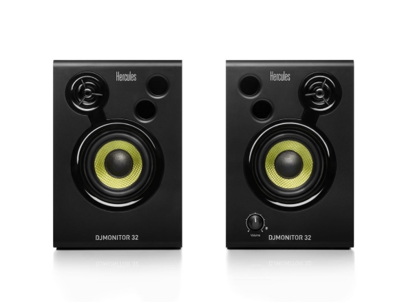 Hercules Djmonitor 32, 60 - 20000 Hz, 30 W, 60 W, 7,62 Cm (3"), Sort, Mdf