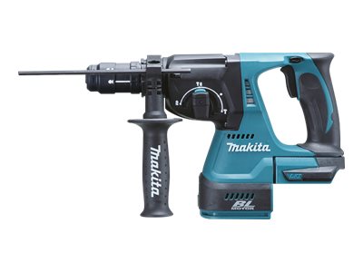 Makita DHR243ZJW Akumuliatorinis perforatorius, 18 V, SDS-PLUS, 2,0J LED, VACUUM, Be akumuliatoriu ir kroviklio! - SOLO