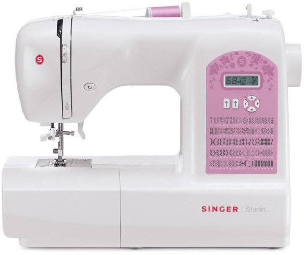 Singer Starlet 6699 - Symaskine - 100 Søm - 6 Et-Trins Knaphuller - Lcd Display