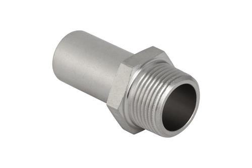GEBERIT Mapress rustfri overgang 54 mm x 2'' med udv. gevind