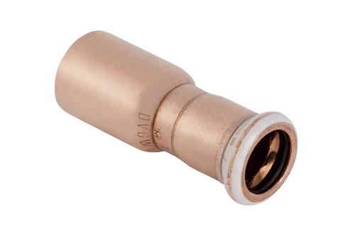 Mapress reduktion, kobber, 22 x 18 mm - Geberit