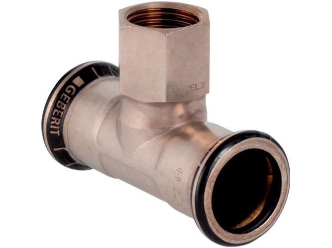 T-Stück Mapress Cunife 35-1/2''-35 Mm