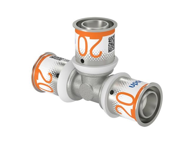 MLC pres T-stk 20-20-20mm - til gulvvarme- og brugsvand- og radiatorsystemer