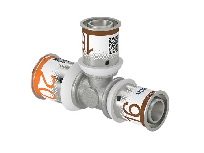 Uponor S-Press PLUS prestee 20 x 16 x 16 mm | VVS Artiklar - Rör & Kopplingar - Alupex rör och rördelar | GameStuff