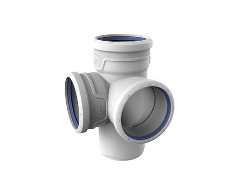 Wavin AS+ hj.grenrør 110x87° - PP-M | VVS Artiklar - Rör & Kopplingar - Tryckrör och rördelar | GameStuff